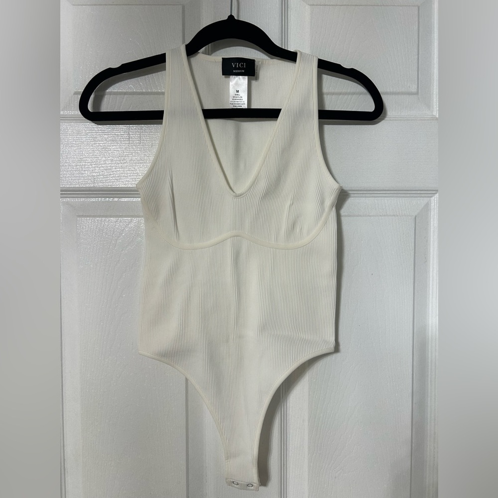 Brand New Basic Seamless Ribbed Bodysuit